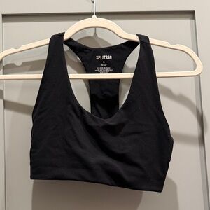 Splits59 Black Racerback Sports Bra